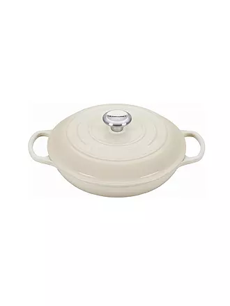 LE CREUSET | Gourmet-Profitopf "Signature" 30cm/3,2l (Ofenrot) | creme